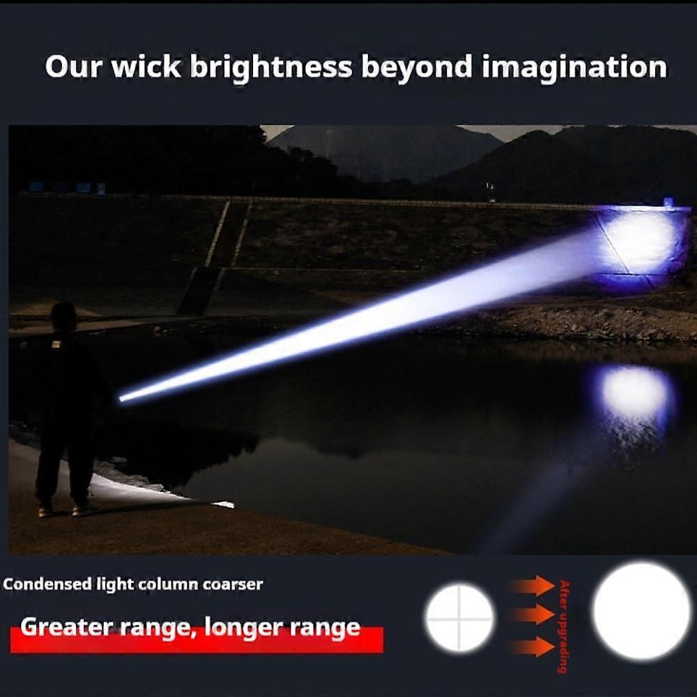 10000LM Super Bright LED Flashlight Rechargeable High Lumen Torch - Image 3