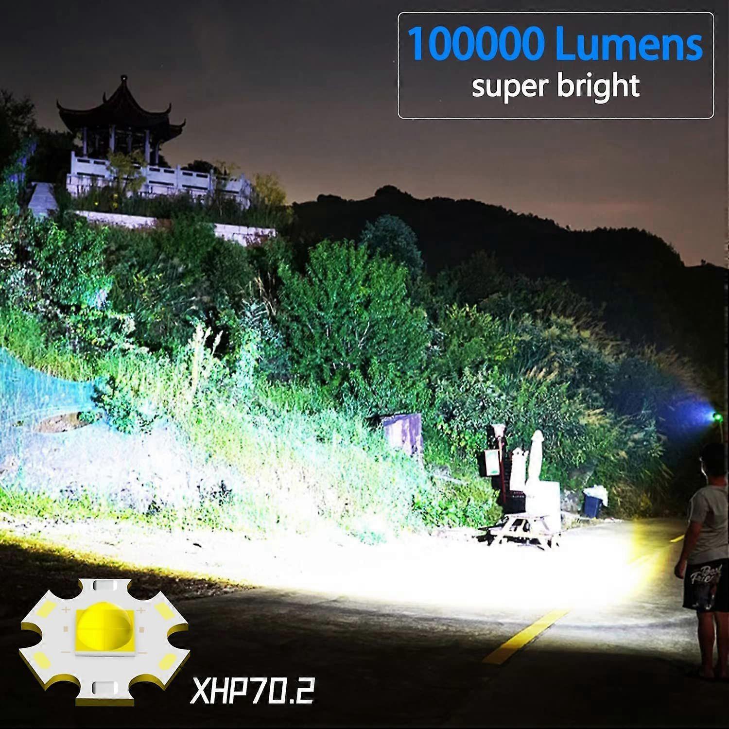 Powerful Pocket Flashlight Super Bright Waterproof Handheld Torch Rechargeable - Image 4