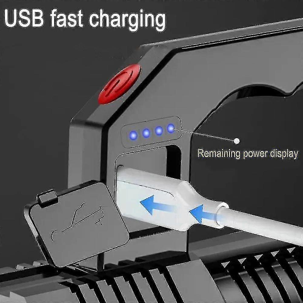 Rechargeable LED Tactical Flashlight Waterproof Bright Torch for Camping - Image 2