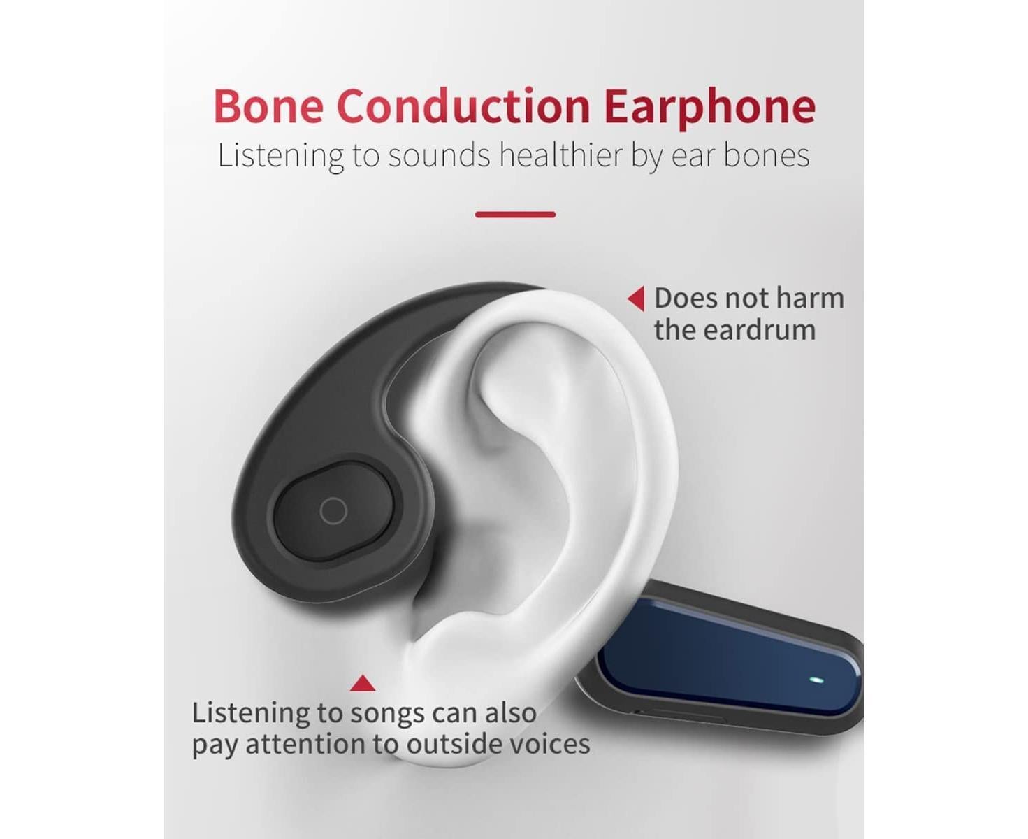 Bone Conduction Headphones,Bluetooth Wireless Headphones - Image 3