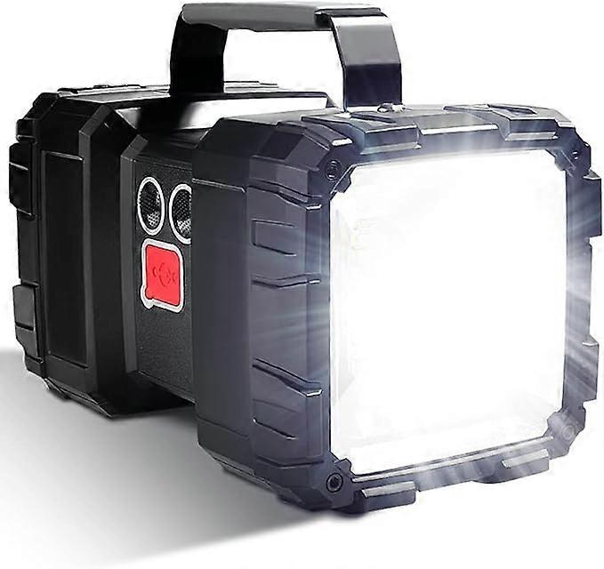 Rechargeable LED Spotlight Flashlight High Power Torch with Focus Beam - Image 1