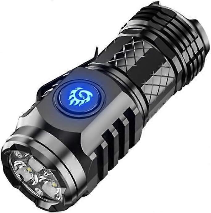Mini Adjustable Brightness LED Flashlight Compact Super Strong Torch - Image 1