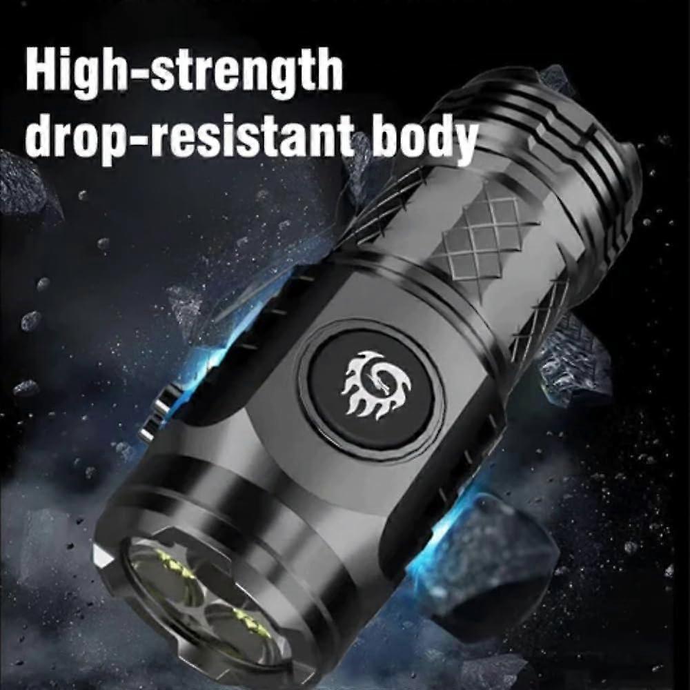 Mini Adjustable Brightness LED Flashlight Compact Super Strong Torch - Image 4
