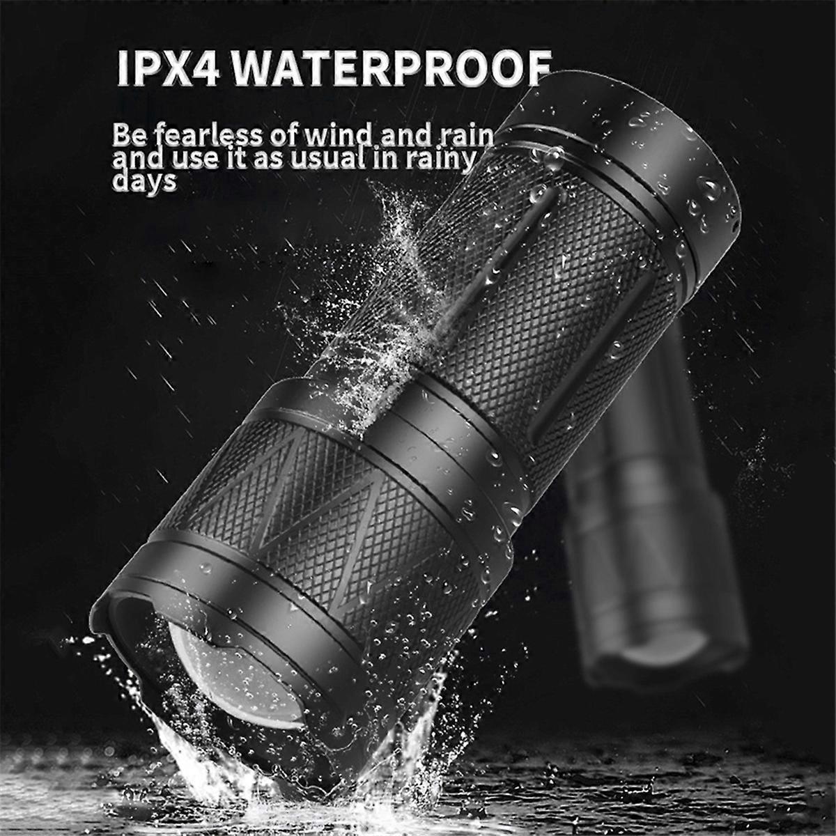 Ultra-Bright Handheld Flashlight Rechargeable Zoomable Tactical Torch - Image 5