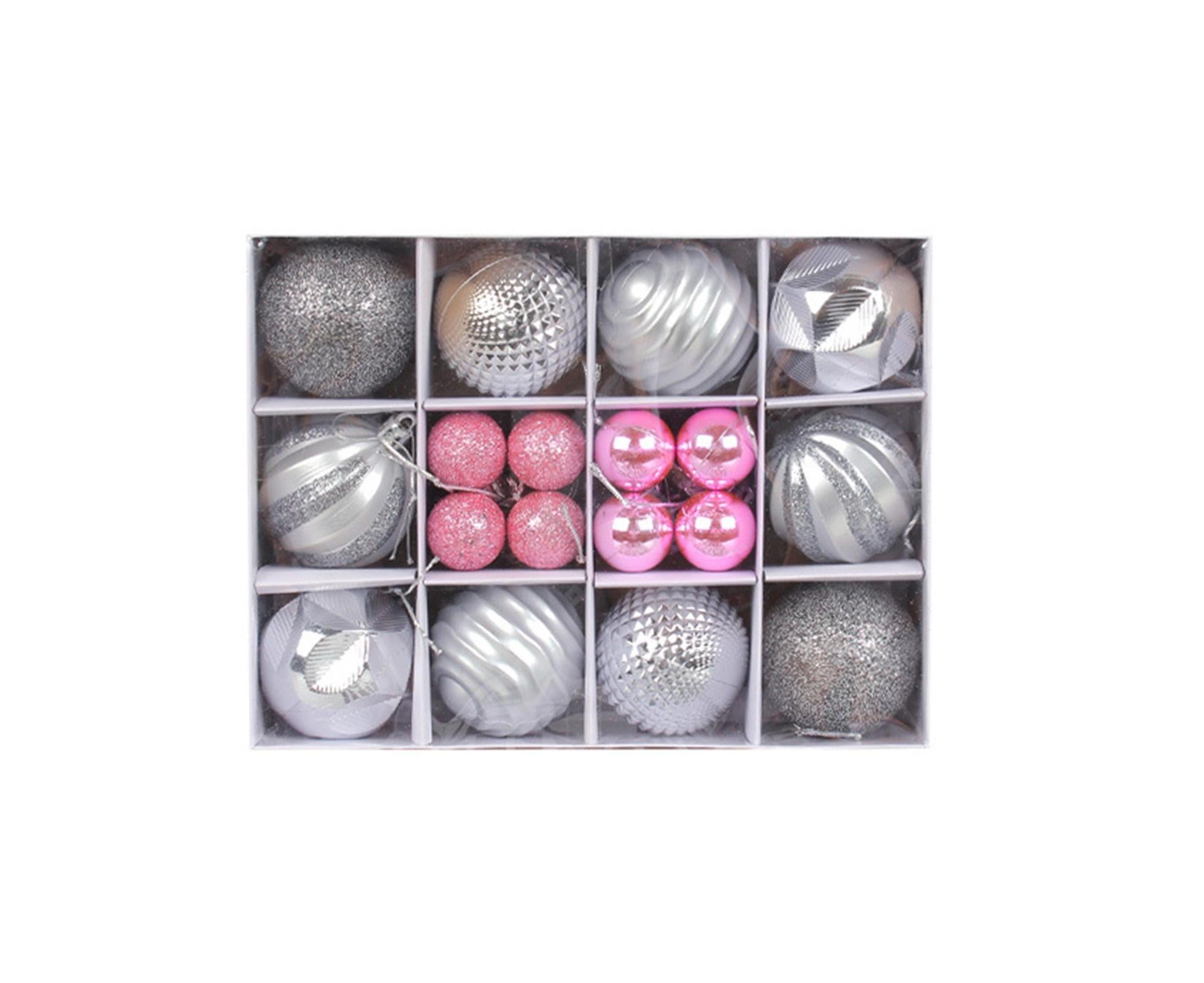 26Pcs Christmas Tree Balls Adorable Exquisite Prop-Silver - Image 1