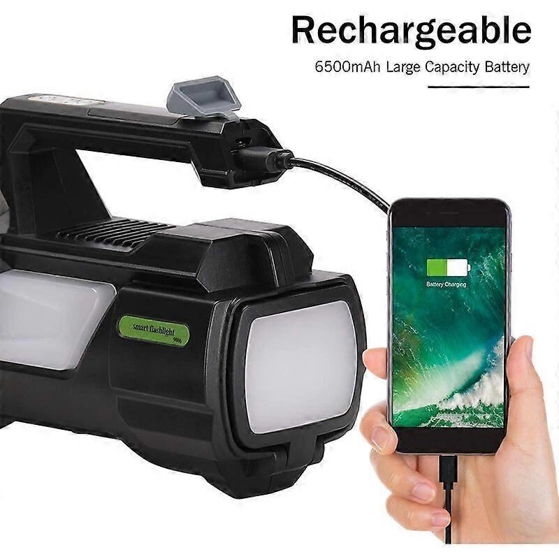 1200LM LED Flashlight Rechargeable Adjustable Torch with 4 Modes Super Bright Handheld Light - Image 4