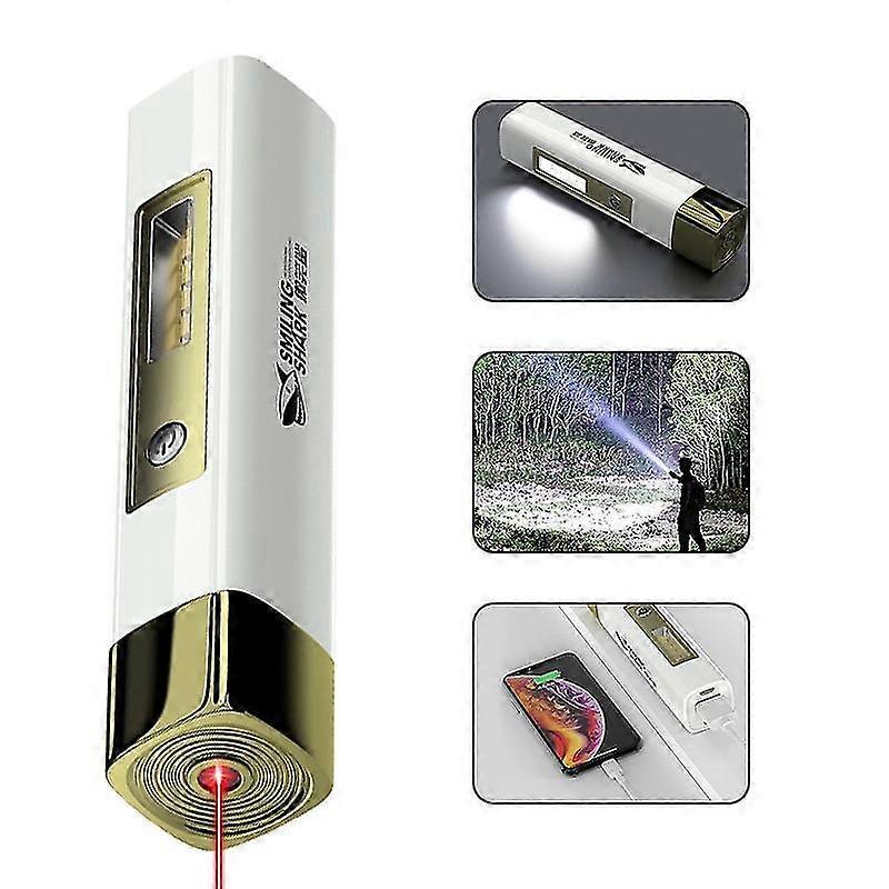 LED Portable Flashlight USB Rechargeable Camping Hiking Outdoor Household Torch - Image 1
