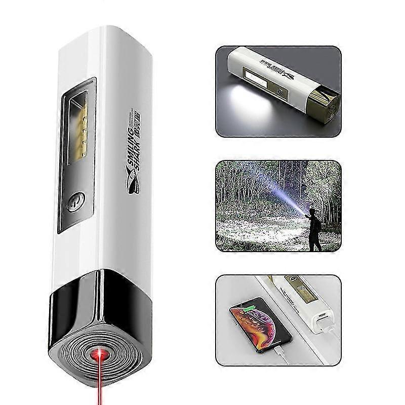 LED Portable Flashlight USB Rechargeable Camping Hiking Outdoor Household Torch - Image 2