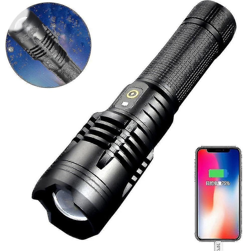 Bright Handheld Flashlight Portable Outdoor Torch High Lumen LED Flashlight - Image 2