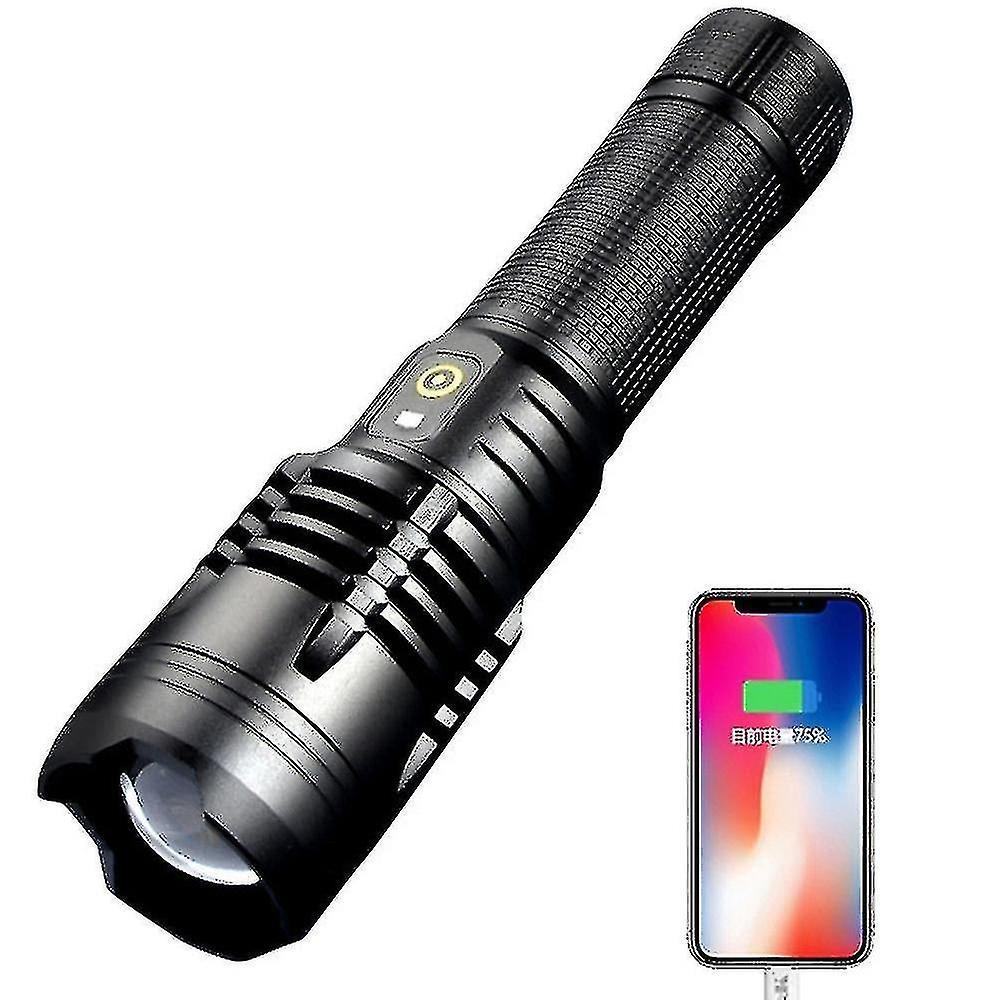 Bright Handheld Flashlight Portable Outdoor Torch High Lumen LED Flashlight - Image 3
