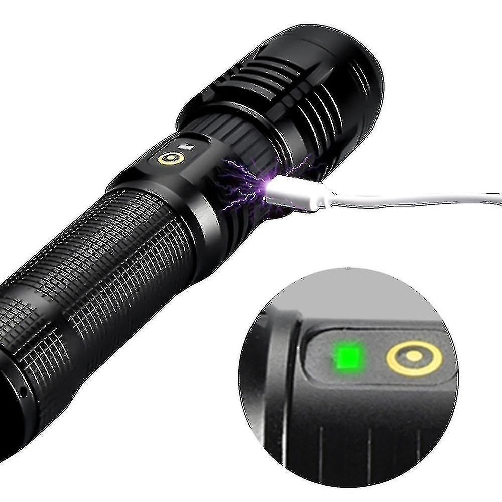 Bright Handheld Flashlight Portable Outdoor Torch High Lumen LED Flashlight - Image 4