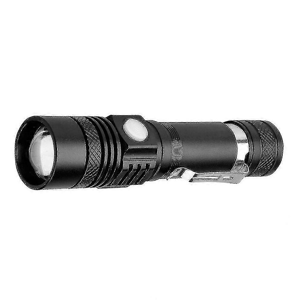 Rechargeable Flashlight Zoomable Torch for Camping and Outdoor Use - Bright LED Flashlight - Image 1
