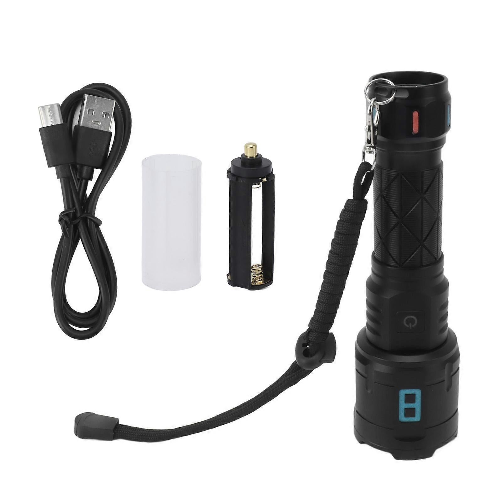 Bright LED Flashlight Emergency Torch for Daily Carry or Outdoor Use - Image 1