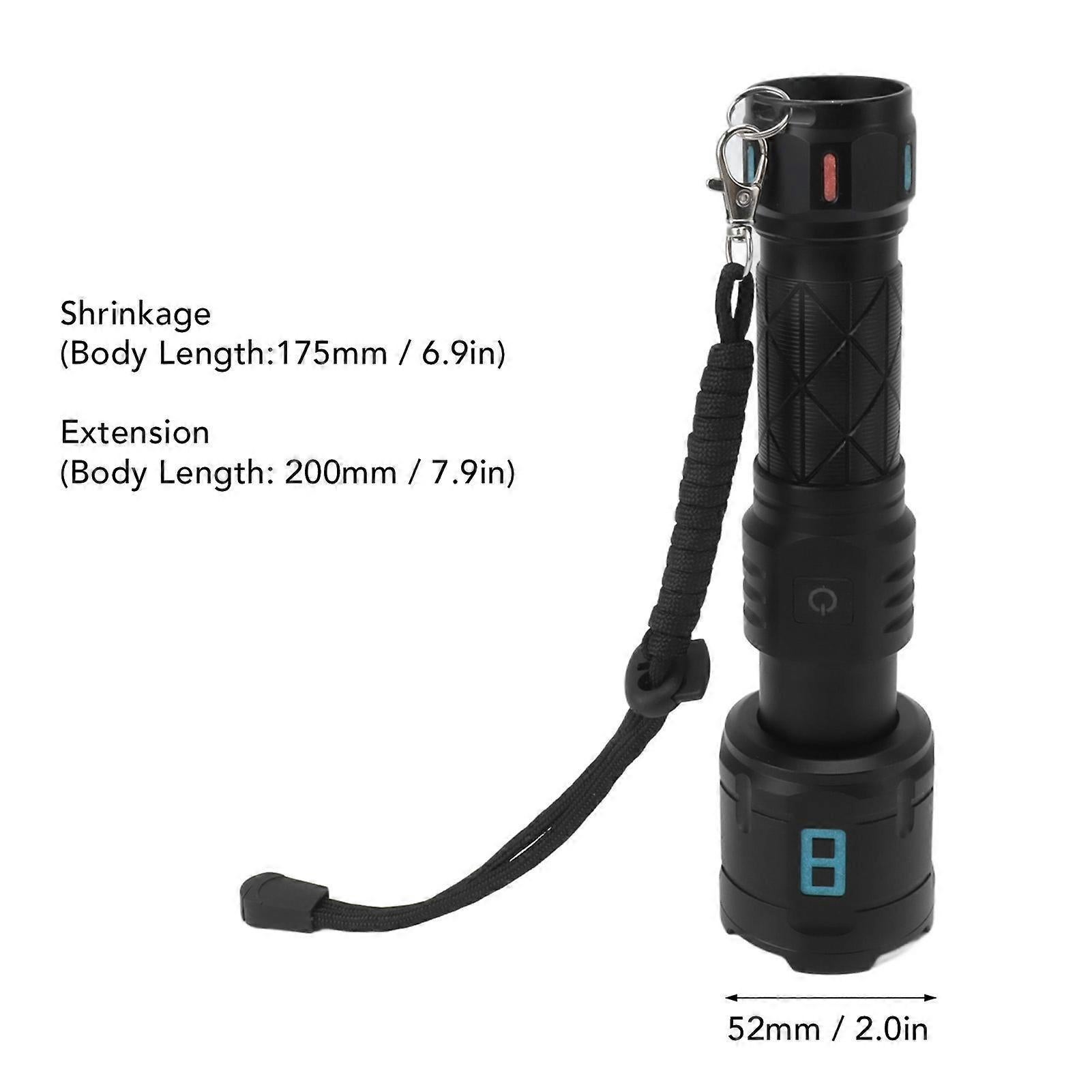 Bright LED Flashlight Emergency Torch for Daily Carry or Outdoor Use - Image 4