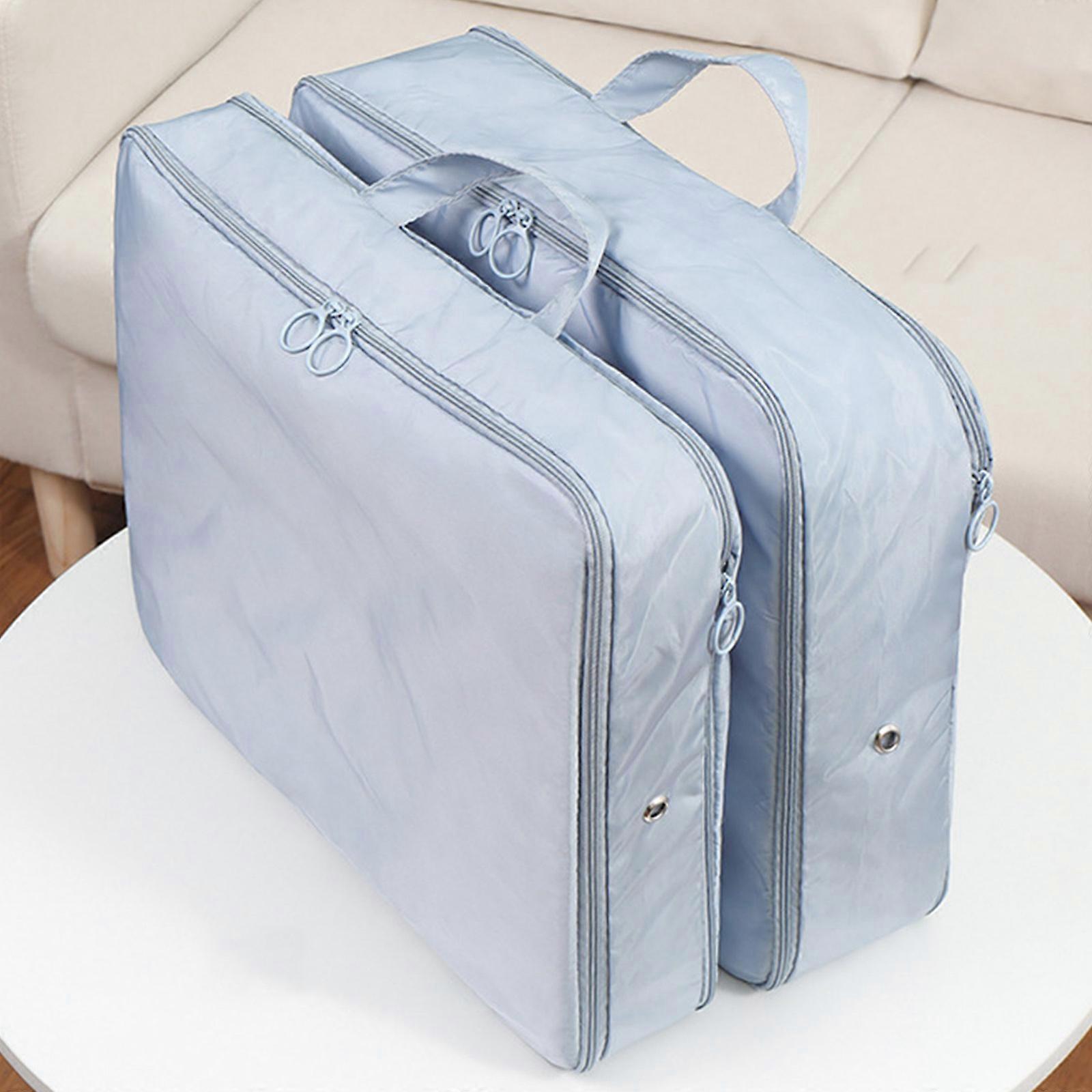 Luggage Compression Packing Cubes with Double Zipper - Size L Storage Bags - Image 5