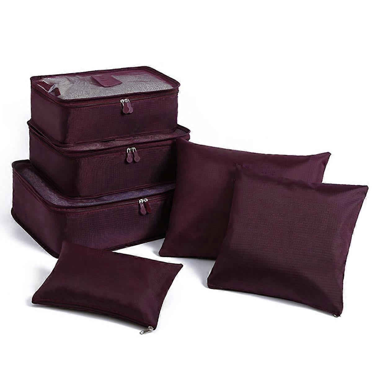 Mesh Packing Cubes for Luggage Stylish Travel Suitcase Organizer Set - Image 1