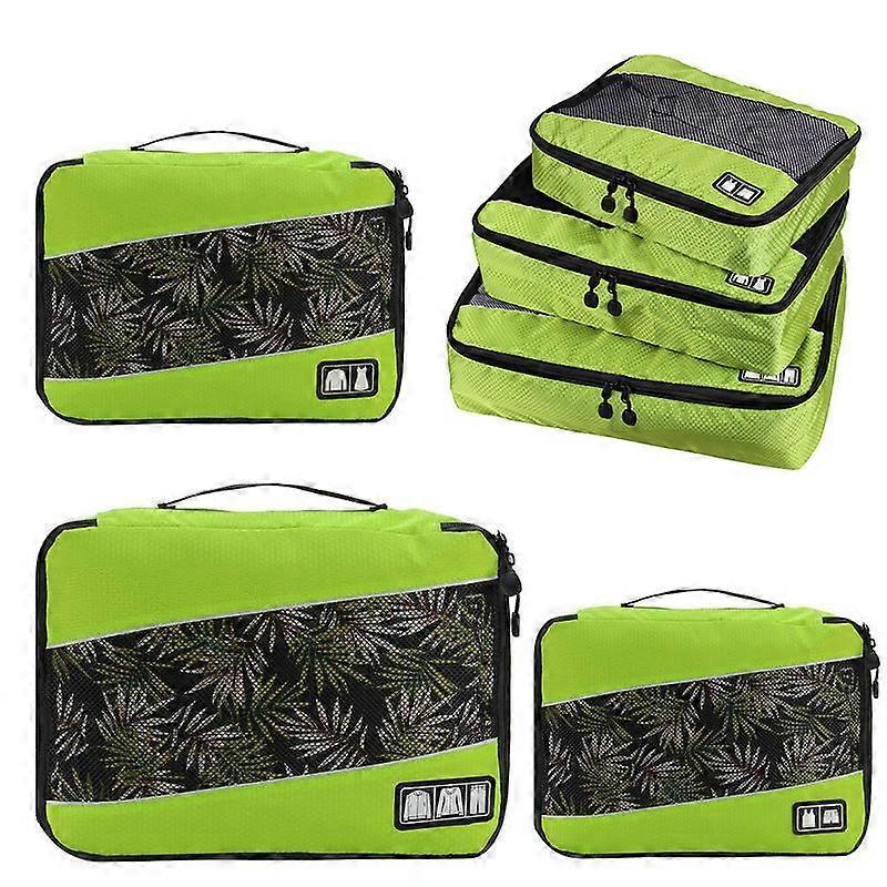 3pcs Lightweight Mesh Packing Cubes for Suitcase Organizer Bags Set - Image 1