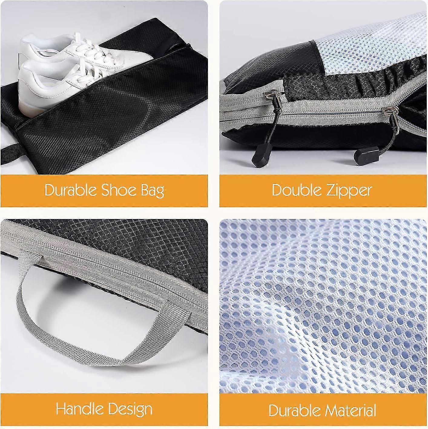 Compression Packing Cubes for Suitcase Extensible Organiser Set - Black - Image 3