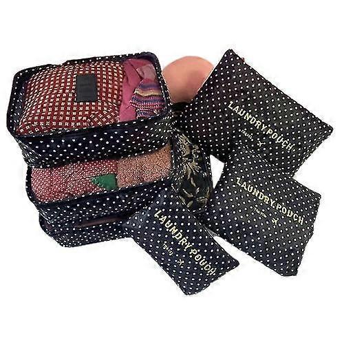 Waterproof Packing Cubes Sorting Organizer Travel Bag Set - Image 1