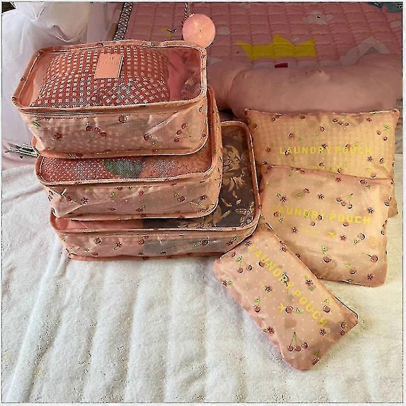 Waterproof Packing Cubes Sorting Organizer Travel Bag Set - Image 2