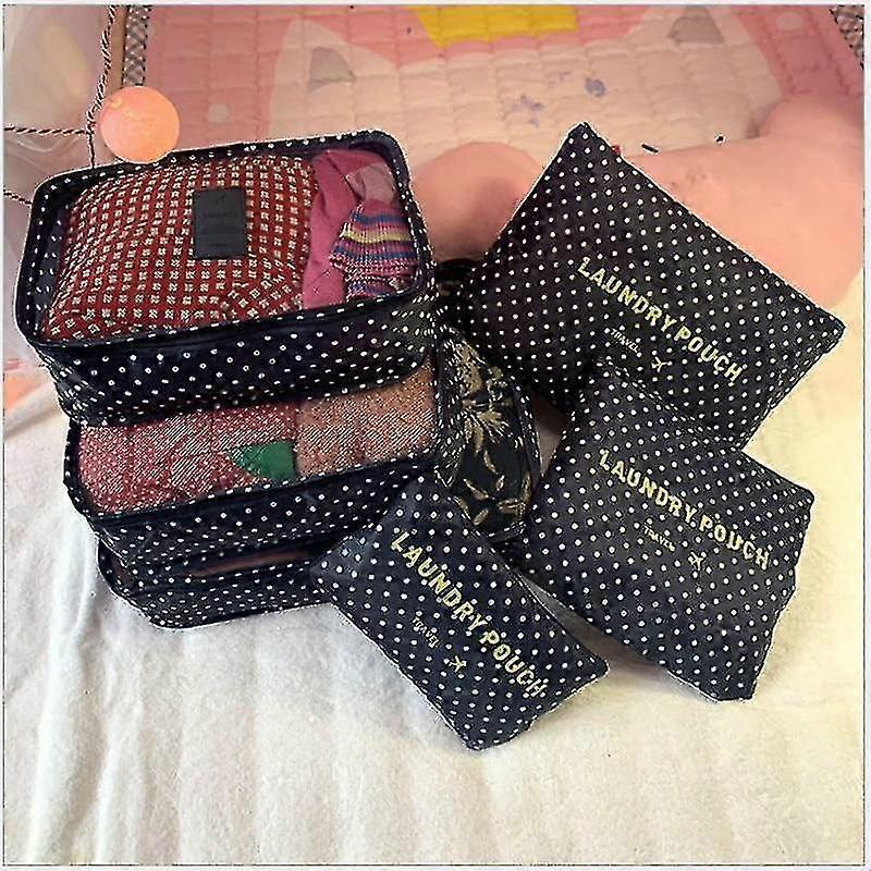 Waterproof Packing Cubes Sorting Organizer Travel Bag Set - Image 3