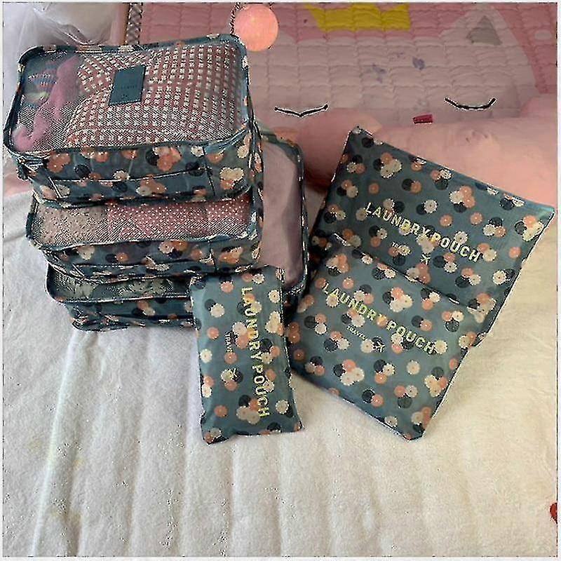 Waterproof Packing Cubes Sorting Organizer Travel Bag Set - Image 4