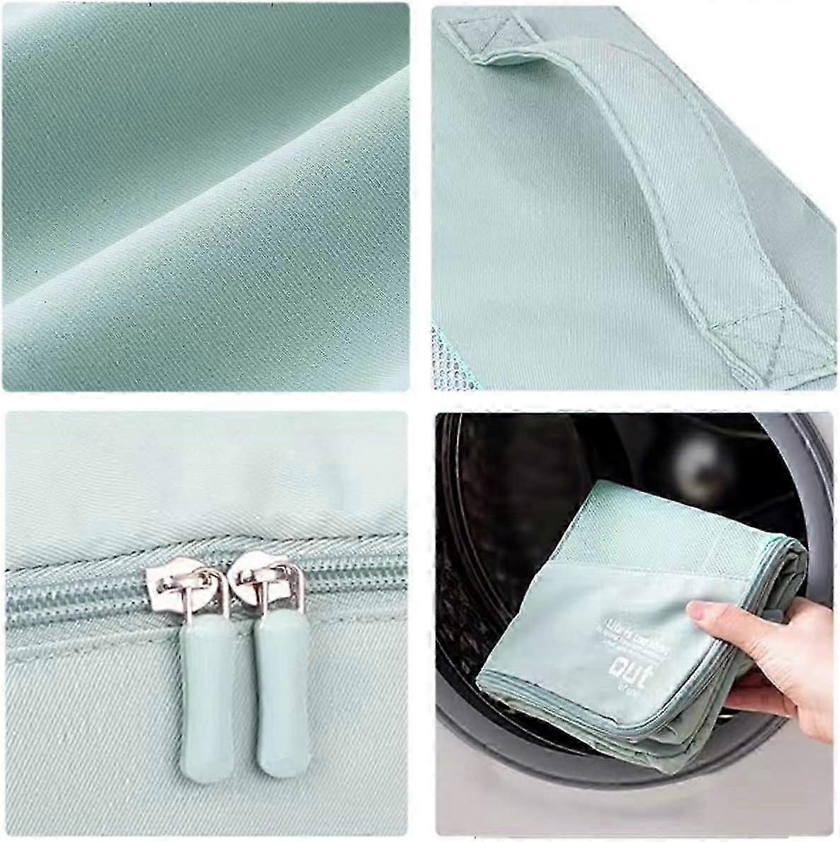 6pcs Packing Cubes for Suitcases Travel Luggage Organizer Bags - Blue - Image 5