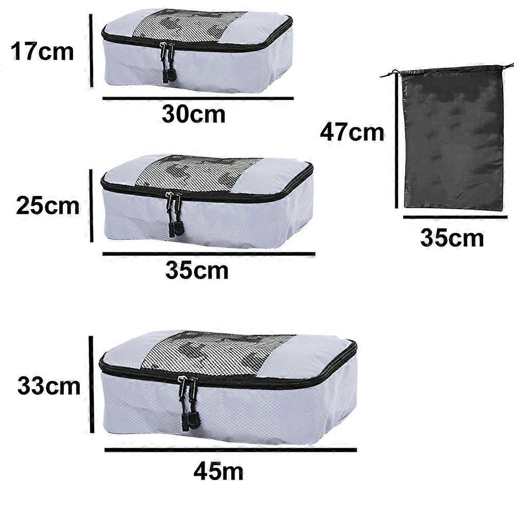 5pcs Travel Packing Cubes Luggage Organizer Set for Suitcases and Bags - Image 2