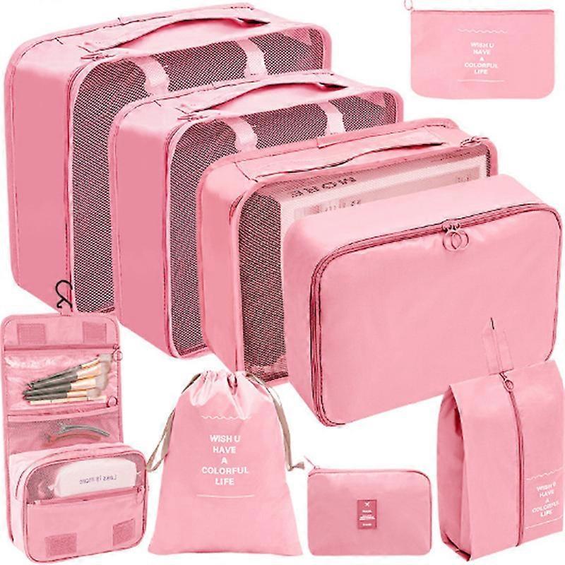 9pcs Packing Cubes Luggage Organizer Set for Travel Accessories Storage - Image 1