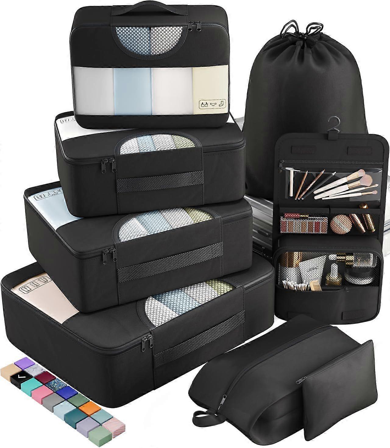 8pcs Travel Packing Cubes Set Suitcase Organizer for Travel Essentials - Image 1