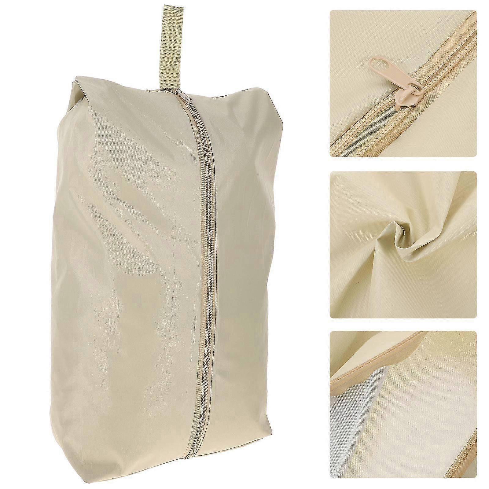 4pcs Travel Packing Cubes with Zipper Shoe and Clothes Bags for Luggage - Image 3