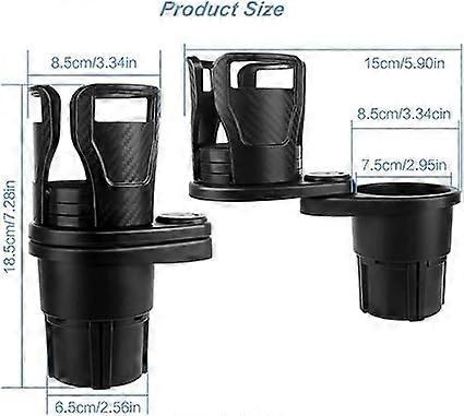1pc Adjustable Universal Car Cup Holder - Multifunctional Drink Organizer - Image 2