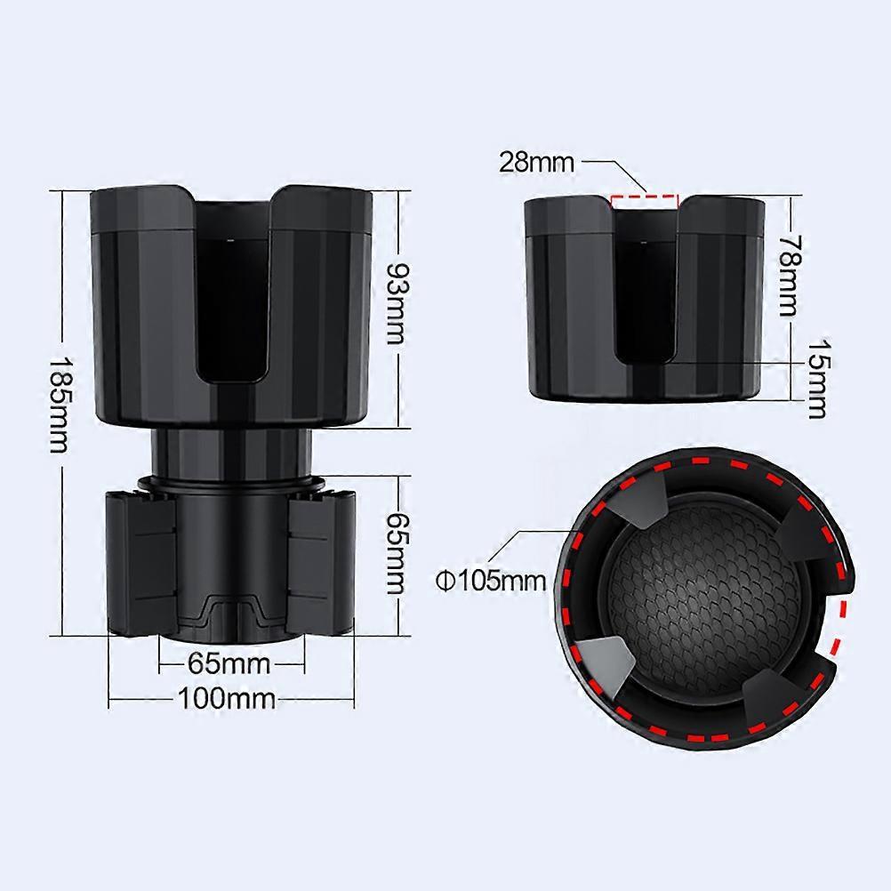 Car Cup Holder Expander Adapter - Universal Drink Holder for On-Board Use - Image 2