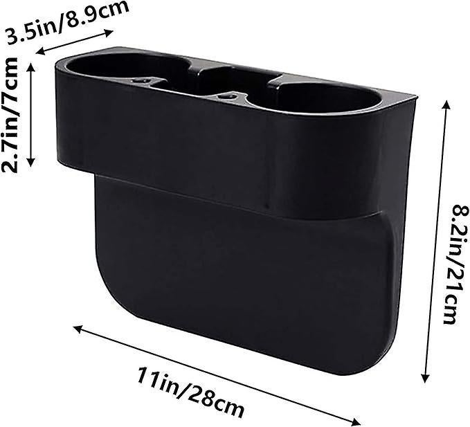 Universal Dual Car Cup Holder - Multifunctional Seat Drink Organizer Accessory - Image 3
