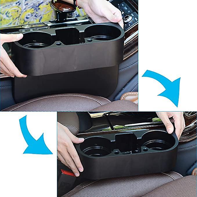 Universal Dual Car Cup Holder - Multifunctional Seat Drink Organizer Accessory - Image 5
