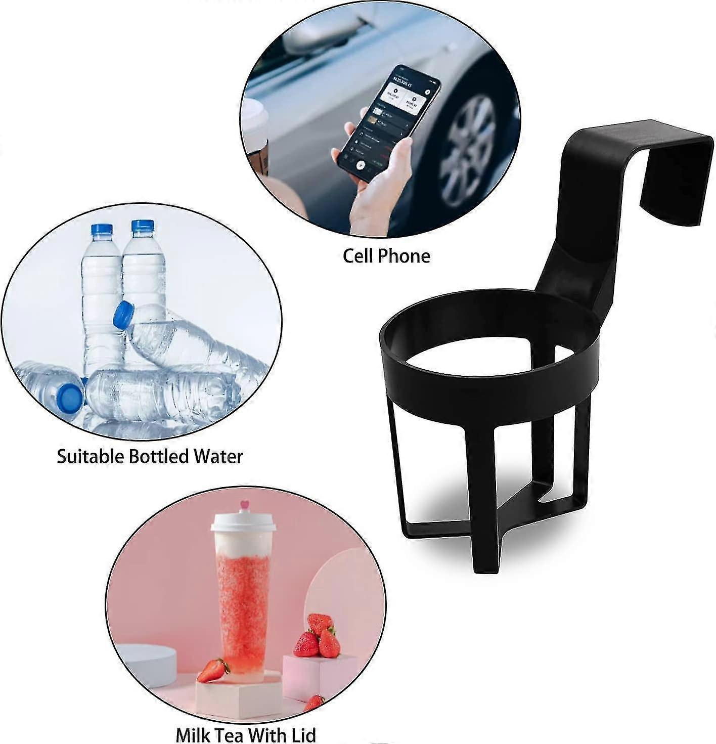 2pcs Plastic Car Cup Holders - Auto Drink Holders for Soda, Water, Coffee - Image 4