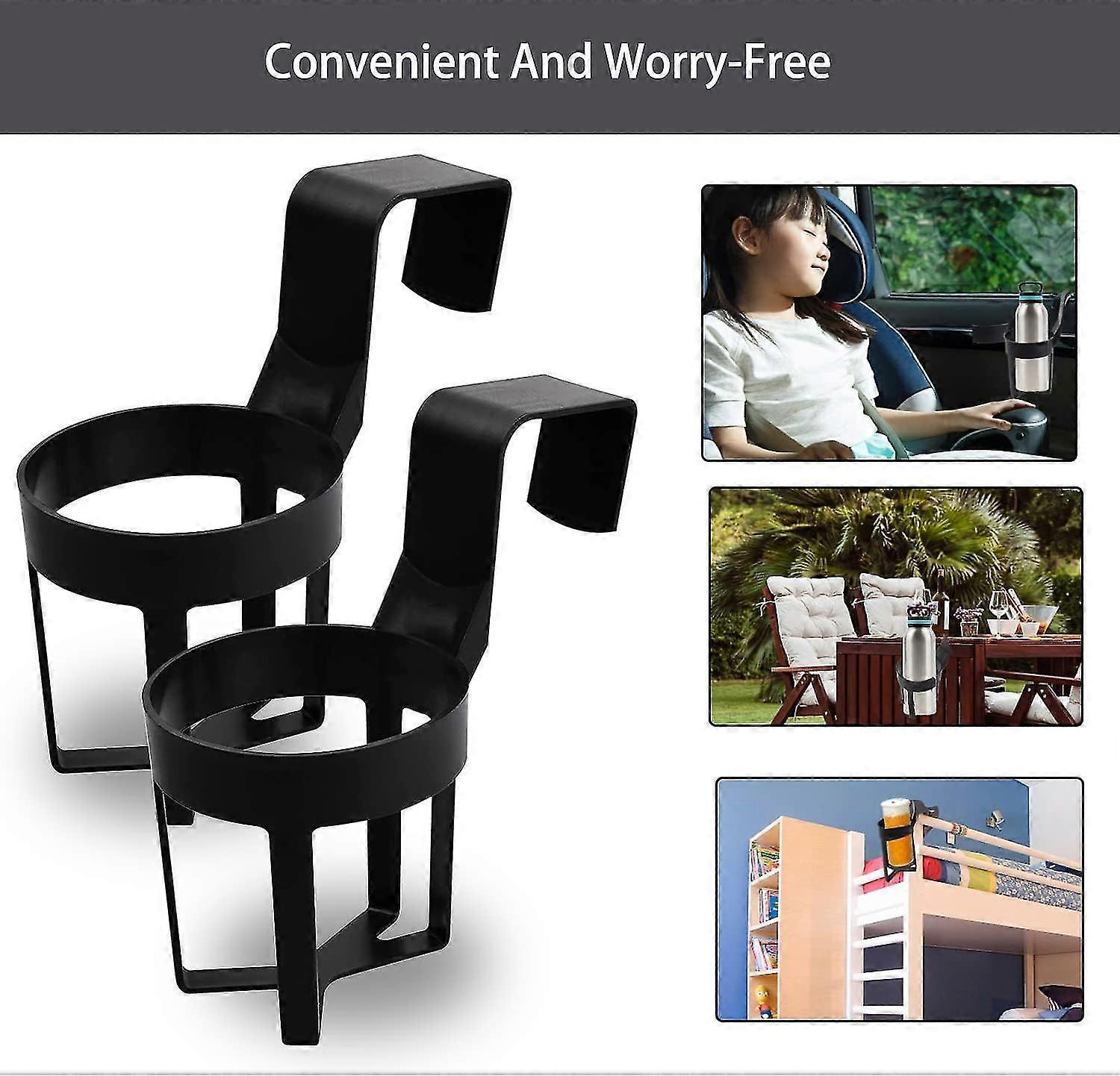 2pcs Plastic Car Cup Holders - Auto Drink Holders for Soda, Water, Coffee - Image 5