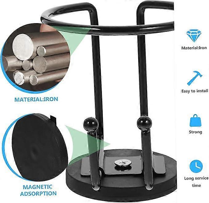 Iron Car Cup Holder - Black Trolley Drink Holder for Vehicle Use - Image 4