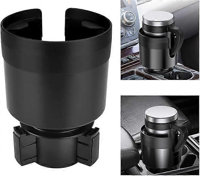 Adjustable Universal Car Cup Holder - Can Holder for Bottle/Drink, Truck Compatible Black - Image 1