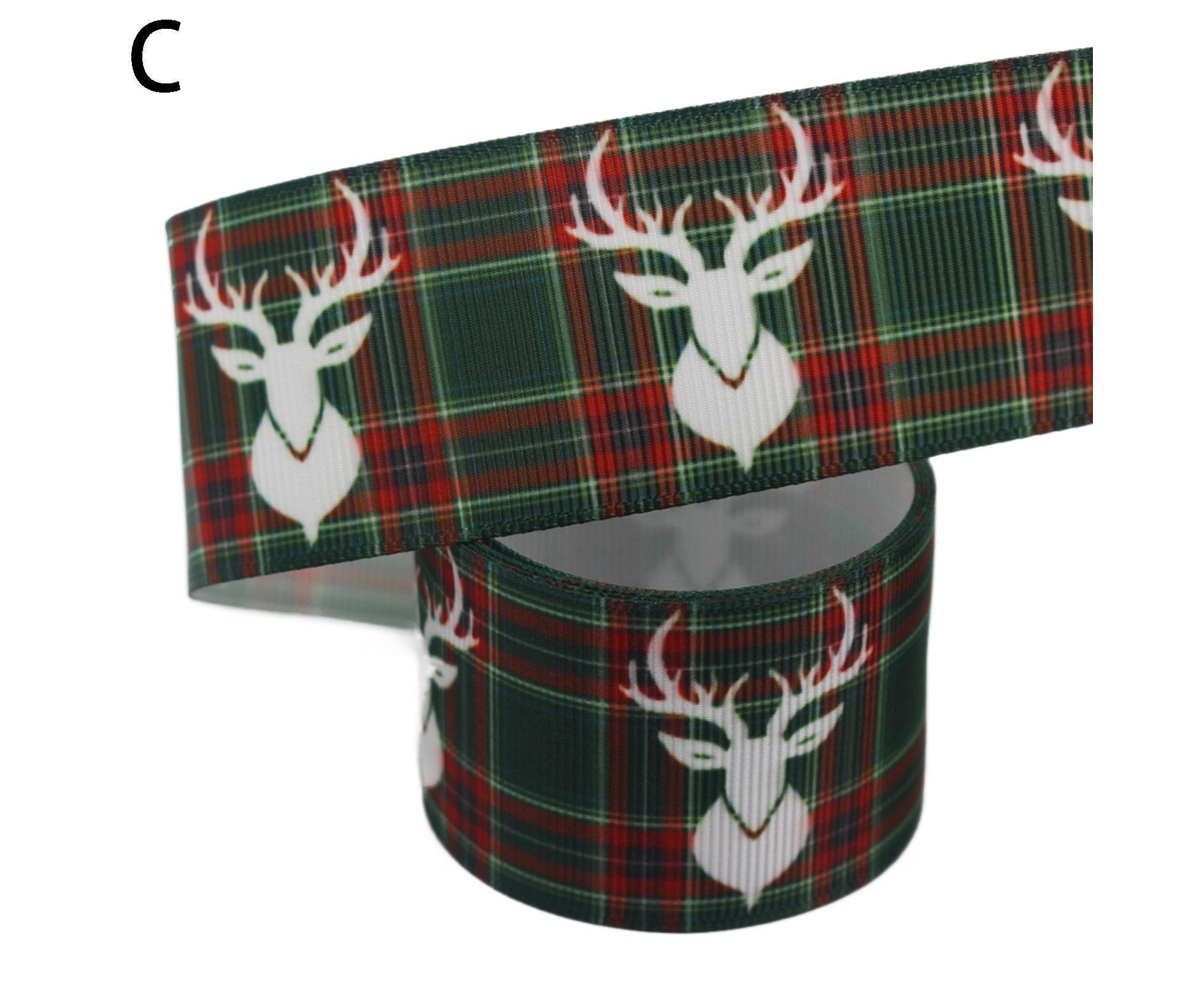 Gift Wrapping Ribbon DIY Christmas Decorative Ribbon-C 10 - Image 2