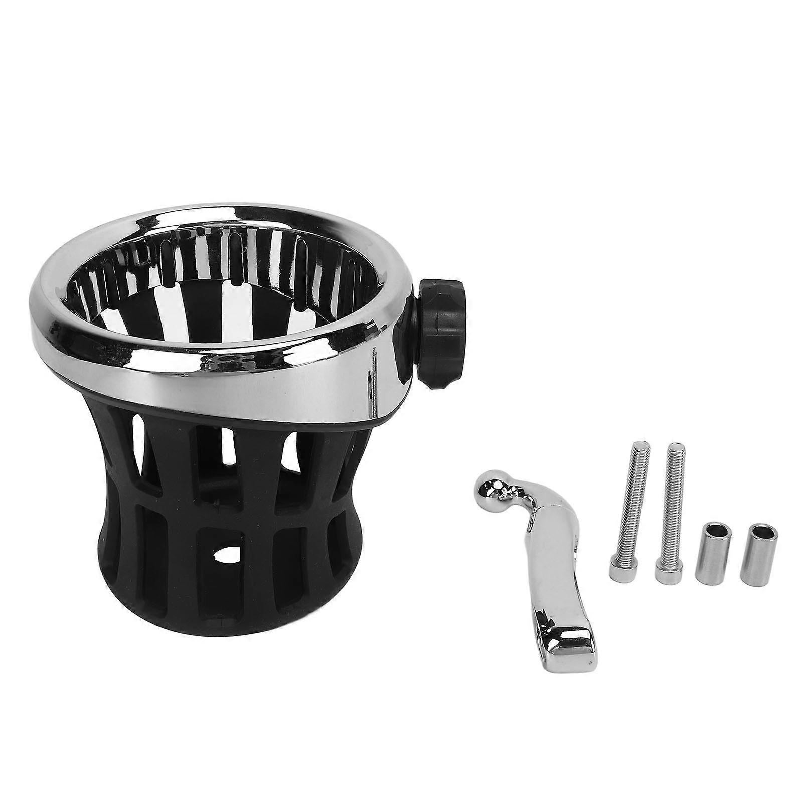 Motorcycle Handlebar Cup Holder - Aluminum Car/Motorbike Drink Organizer - Image 1