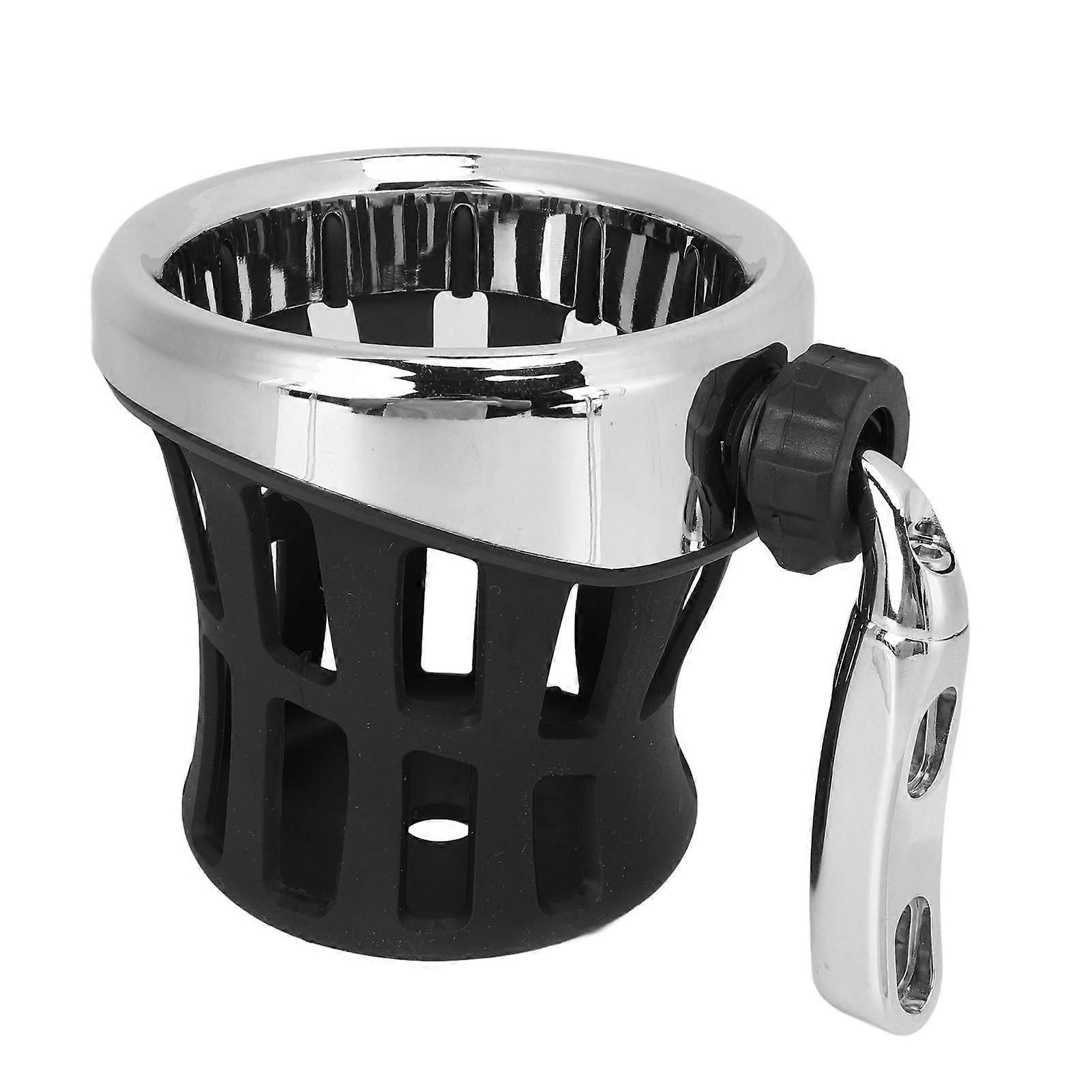 Motorcycle Handlebar Cup Holder - Aluminum Car/Motorbike Drink Organizer - Image 3