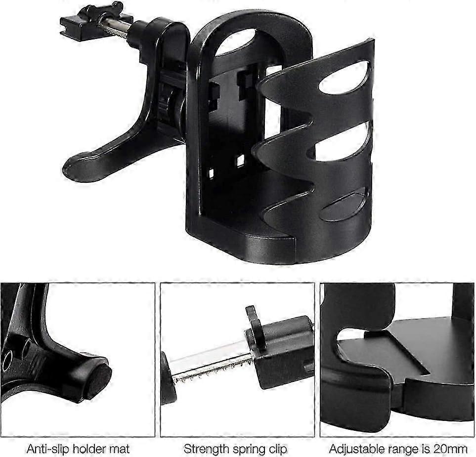 2pcs Adjustable Car Vent Cup Holders - Universal Car Drink Organizer Set - Image 3
