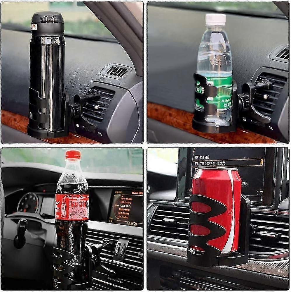 2pcs Adjustable Car Vent Cup Holders - Universal Car Drink Organizer Set - Image 4