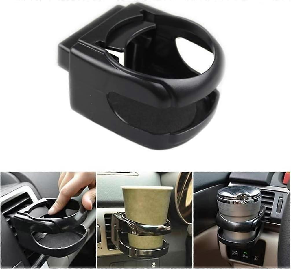 2pcs Universal A/C Vent Car Cup Holders - Adjustable Water Bottle Holder - Image 1