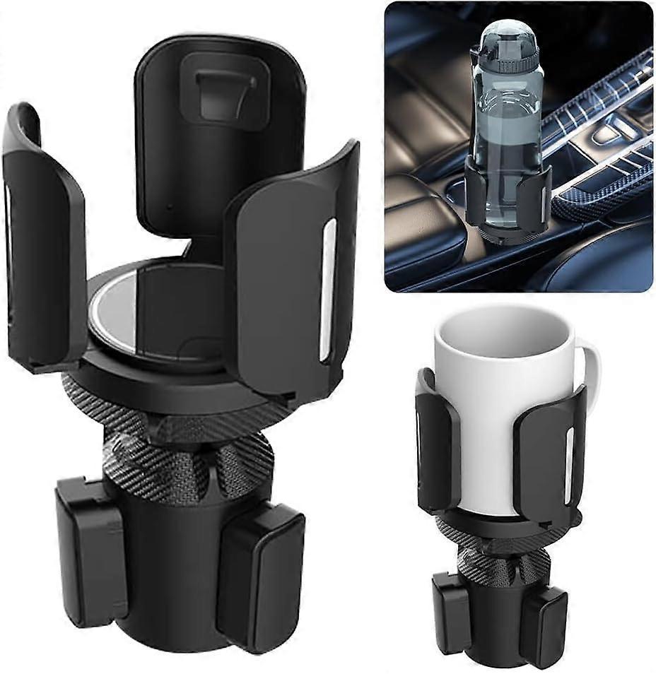 Adjustable Car Cup Holder Expander - Adapter Fits 2.95in Bottles or Cups - Image 1