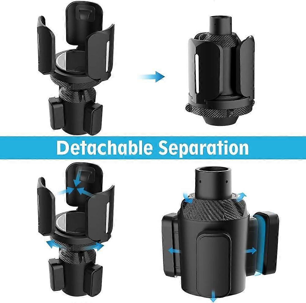 Adjustable Car Cup Holder Expander - Adapter Fits 2.95in Bottles or Cups - Image 3