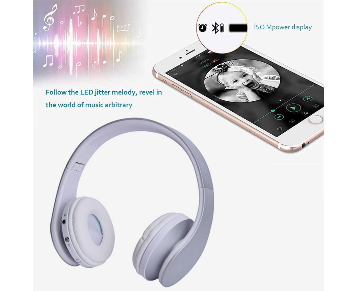 Bluetooth Headphones Wireless,Over Ear Headset with Microphone - Image 4