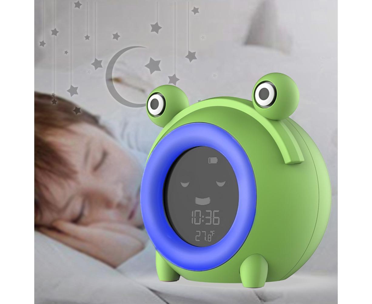 babies babies Sleeping Training LED Night Light Temperature Display Alarm Clock - Image 3