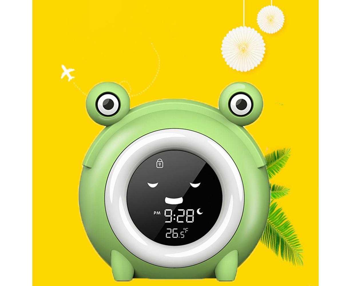 babies babies Sleeping Training LED Night Light Temperature Display Alarm Clock - Image 8